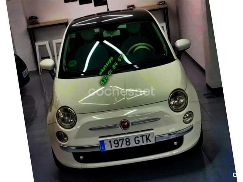 Usado Fiat 500 Lounge 69 CV (50 kW) 2010 Blanco Berlina