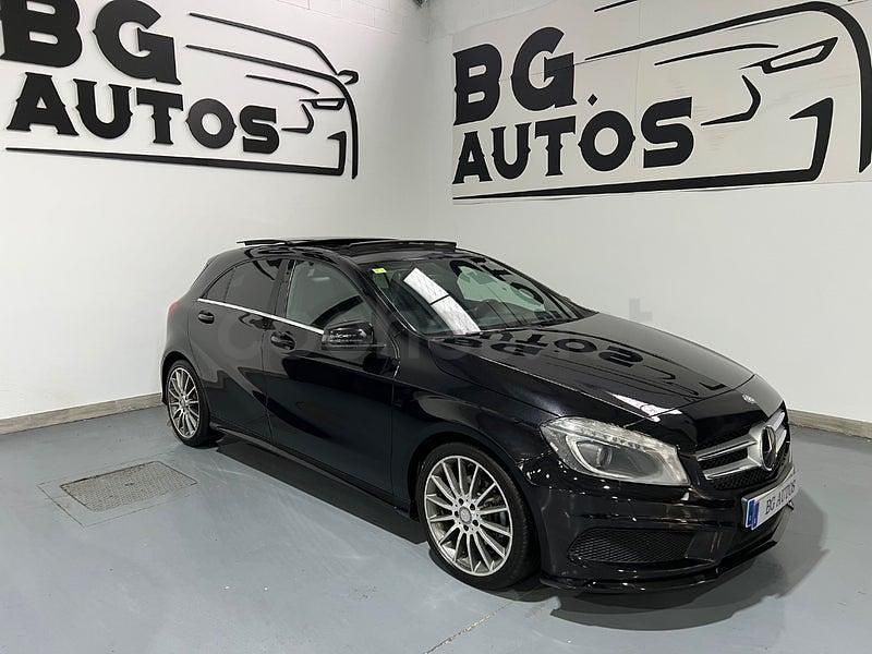 Usado Mercedes A200 AMG line 136 CV (100 kW) 2014 Negro Berlina