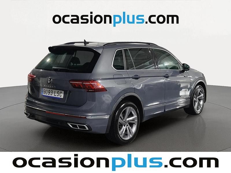 Usado VW Tiguan R-line 150 CV (110 kW) 2021 Gris SUV