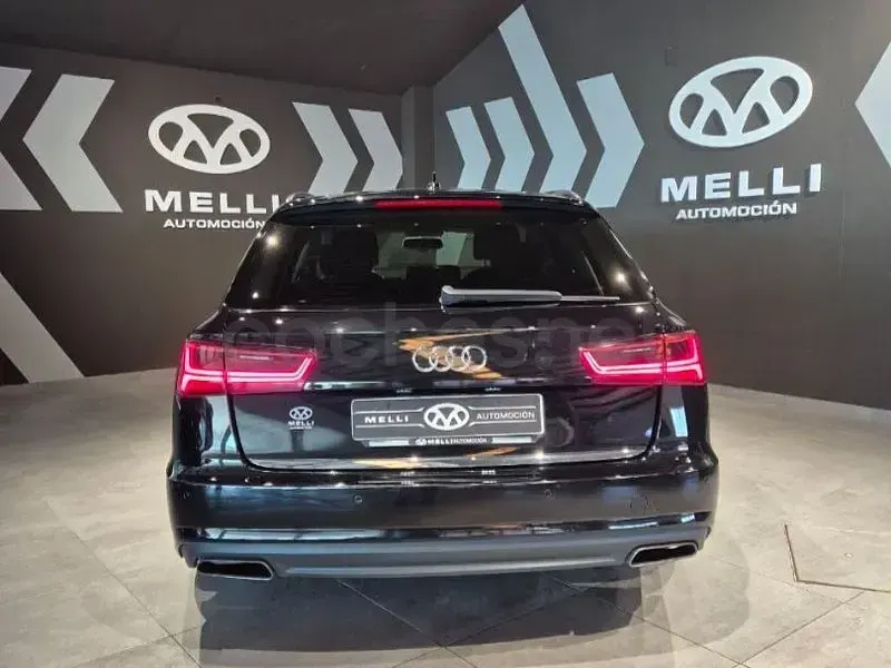 Usado Audi A6 177 CV (130 kW) 2014 Negro Familiar