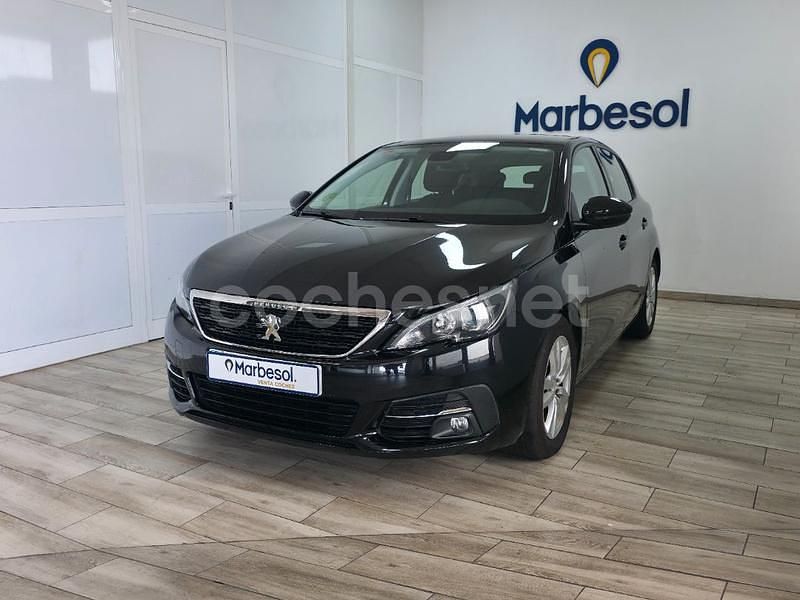 Usado Peugeot 308 Active 110 CV (80 kW) 2021 Negro Berlina