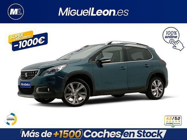 Usado Peugeot 2008 Allure 130 CV (95 kW) 2019 Azul SUV