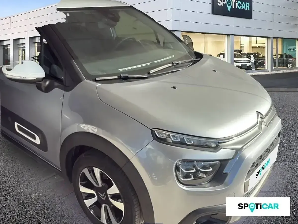 Usado Citroën C3 Feel 83 CV (61 kW) 2021 Gris Utilitario