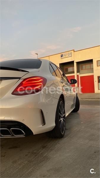 Blanco Usado 2014 Mercedes C220 AMG line Berlina | 21.000 € (Un poco caro) - Imagen 1/4