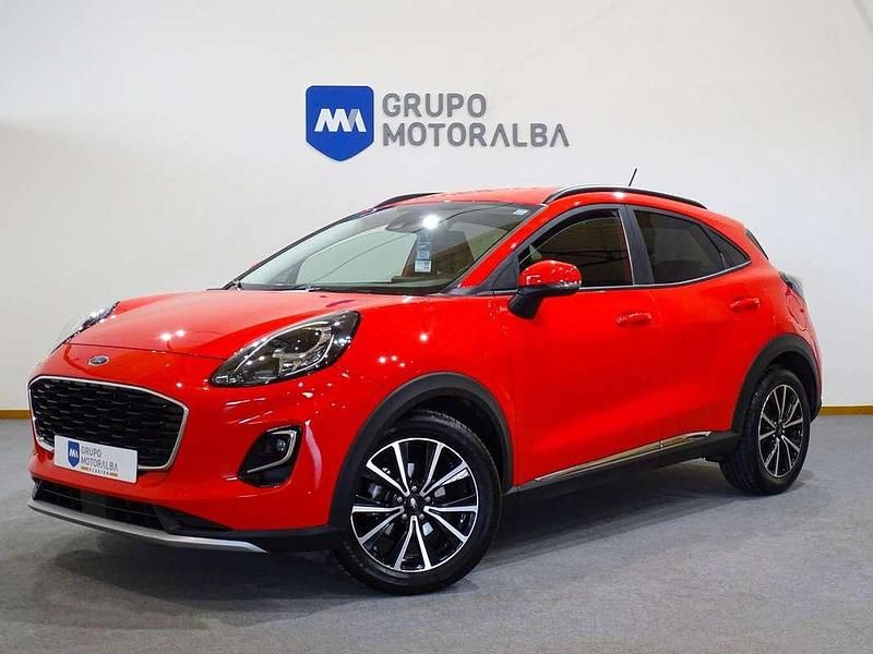 Rojo Usado 2021 Ford Puma Gen-E Titanium SUV | 19.990 € (Un poco caro) - Imagen 1/4