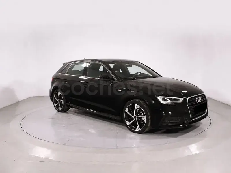Usado Audi A3 S-Line 116 CV (85 kW) 2020 Negro Berlina