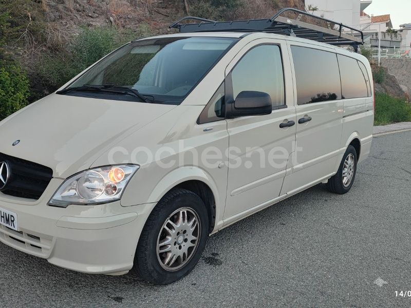 Beige Usado 2012 Mercedes Viano Monovolumen | 19.000 € (Precio justo) - Imagen 1/4