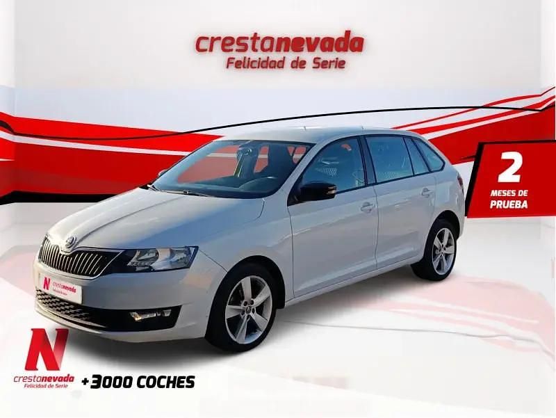 Usado Skoda Rapid Style 90 CV (66 kW) 2018 Blanco Utilitario