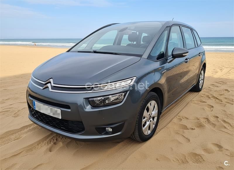 Gris / plata Usado 2015 Citroën Grand C4 Picasso Exclusive Monovolumen | 8500 € (Buen precio) - Imagen 1/4