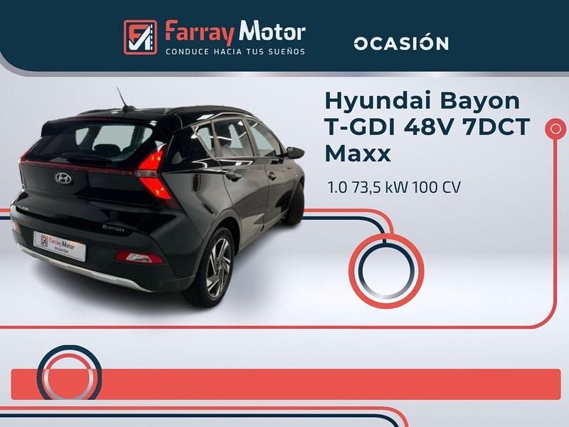 Usado Hyundai Bayon 100 CV (73 kW) 2022 Negro SUV