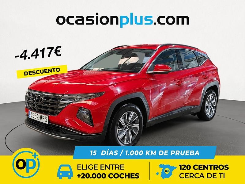 Rojo Usado 2023 Hyundai Tucson SUV | 21.420 € (Precio justo) - Imagen 1/4