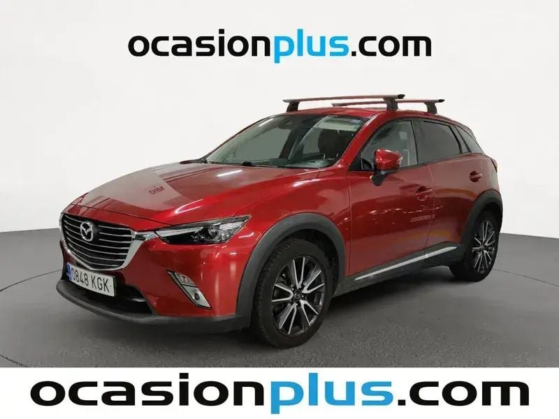 Rojo Usado 2017 Mazda CX-3 Luxury SUV | 17.900 € (Precio justo) - Imagen 1/4