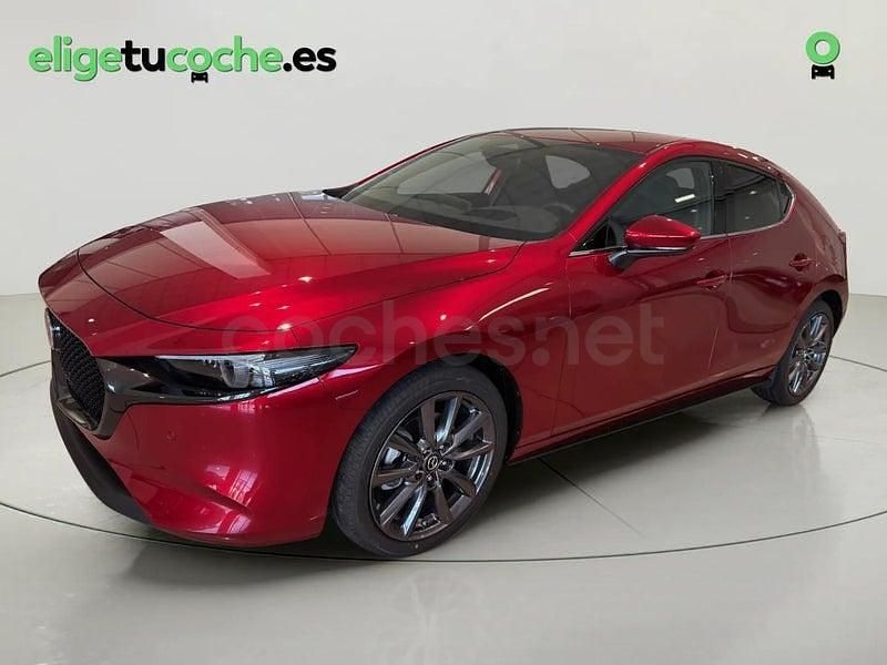 Usado Mazda 3 Exclusive-Line 122 CV (89 kW) 2023 Rojo Berlina