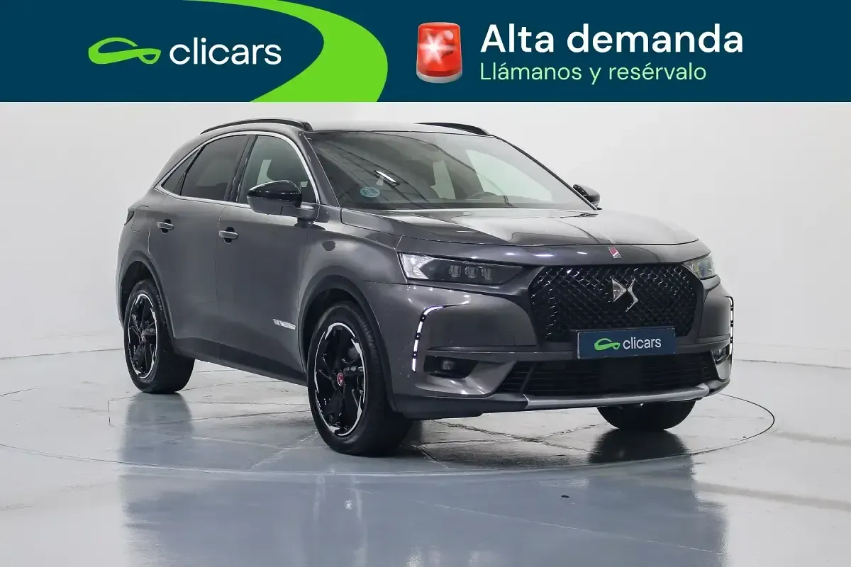 Usado DS Automobiles DS7 Crossback Performance 130 CV (95 kW) 2021 Gris SUV