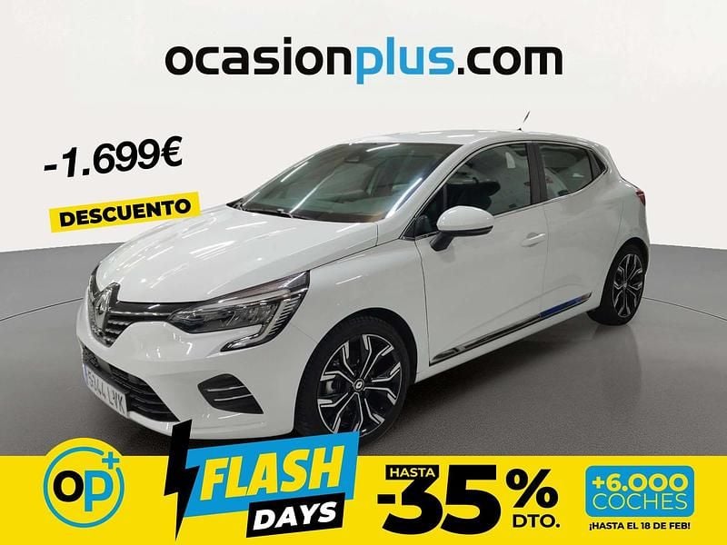 Blanco Usado 2021 Renault Clio V Zen Berlina | 18.690 € (Un poco caro) - Imagen 1/4