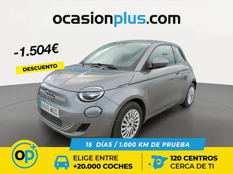 Gris Usado 2023 Fiat 500e Utilitario | 16.550 € (Precio justo) - Imagen 1/4
