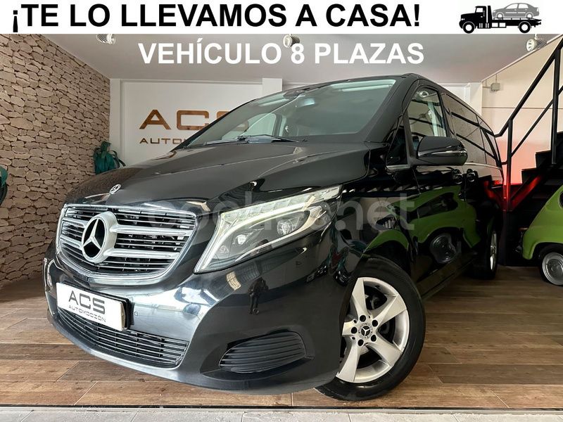 Negro Usado 2019 Mercedes V220 Exclusive Monovolumen | 41.990 € (Precio justo) - Imagen 1/4