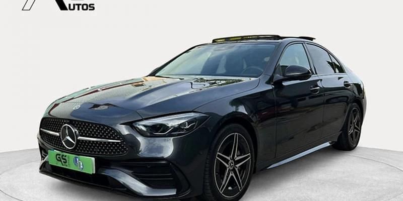 Gris Usado 2024 Mercedes C200 Berlina | 44.999 € (Un poco caro) - Imagen 1/4