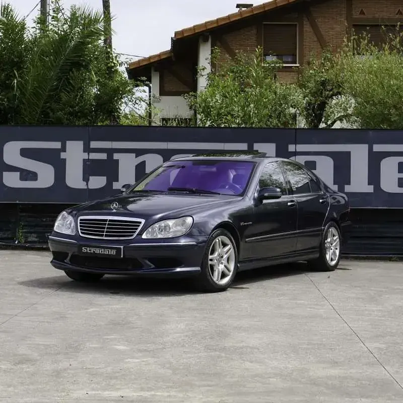 Usado Mercedes S55 AMG AMG 500 CV (367 kW) 2002 Azul Berlina