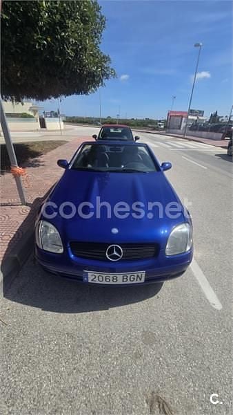 Usado Mercedes SLK230 193 CV (141 kW) 1999 Azul Descapotable