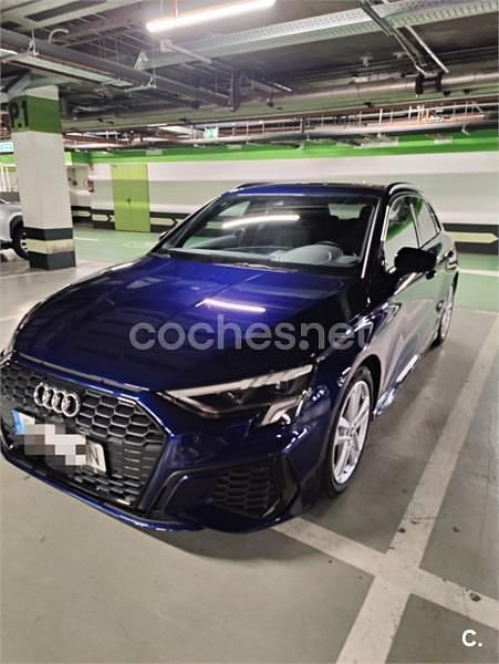 Usado Audi A3 S-Line 116 CV (85 kW) 2021 Azul Berlina
