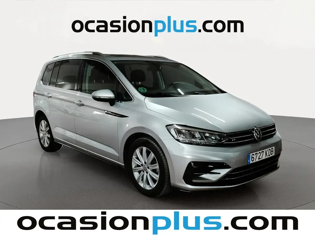 Usado VW Touran Sportline 150 CV (110 kW) 2017 Gris plata Monovolumen