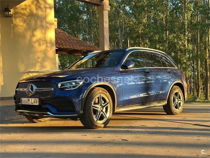 Usado Mercedes GLC200 163 CV (119 kW) 2020 Azul SUV