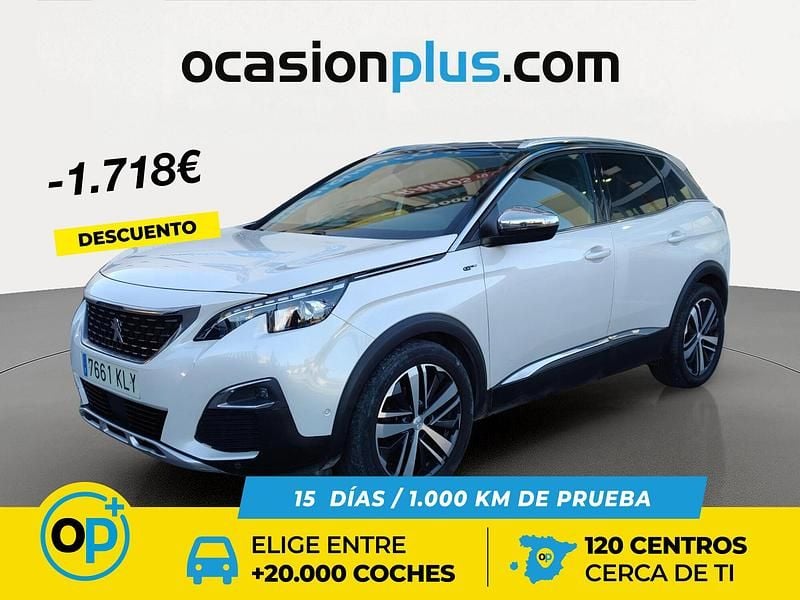 Blanco Usado 2018 Peugeot 3008 GT SUV | 18.900 € (Precio justo) - Imagen 1/4