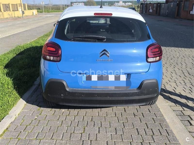 Käytetty Citroën C3 Feel 82 HP (60 kW) 2017 Sininen Sedan