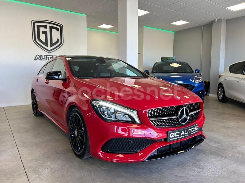 Rojo Usado 2017 Mercedes CLA200 Shooting Brake Familiar | 19.890 € (Caro) - Imagen 1/4