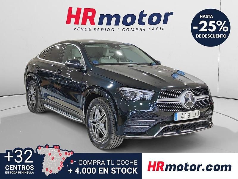 Usado Mercedes GLE350 AMG line 320 CV (235 kW) 2022 Negro Coupe