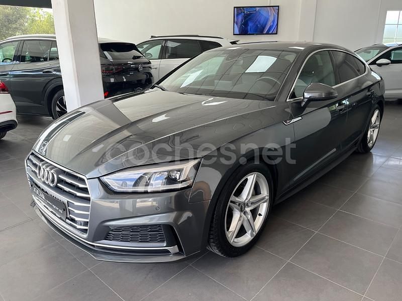 Gris / plata Usado 2019 Audi A5 Sportback S-Line Berlina | 23.990 € (Precio justo) - Imagen 1/4