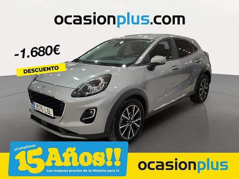 Gris Usado 2021 Ford Puma Gen-E Titanium Recogida | 18.490 € (Precio justo) - Imagen 1/4