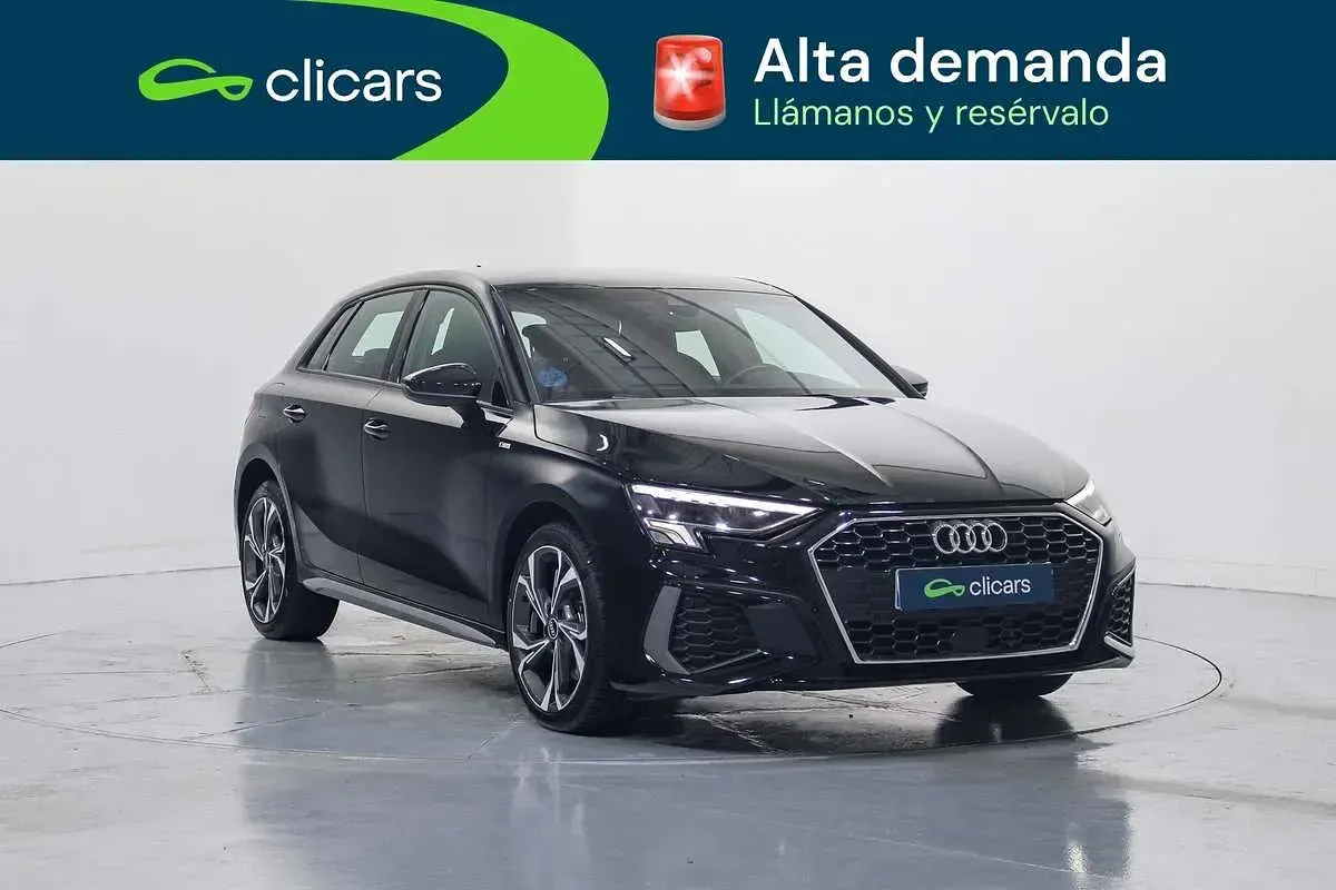 Usado Audi A3 Advanced 150 CV (110 kW) 2022 Negro Berlina