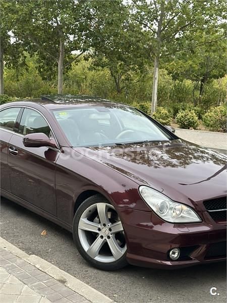 Granate Usado 2009 Mercedes CLS320 Berlina | 13.500 € (Un poco caro) - Imagen 1/4