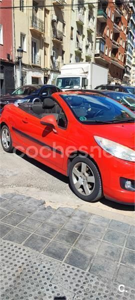 Rojo Usado 2010 Peugeot 207 CC Descapotable | 6800 € (Un poco caro) - Imagen 1/4