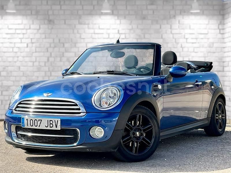 Azul Usado 2014 Mini Cooper D Cabriolet Descapotable | 9990 € - Imagen 1/4
