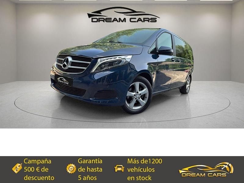 Azul Usado 2018 Mercedes V220 Avantgarde Monovolumen | 37.990 € (Precio justo) - Imagen 1/4