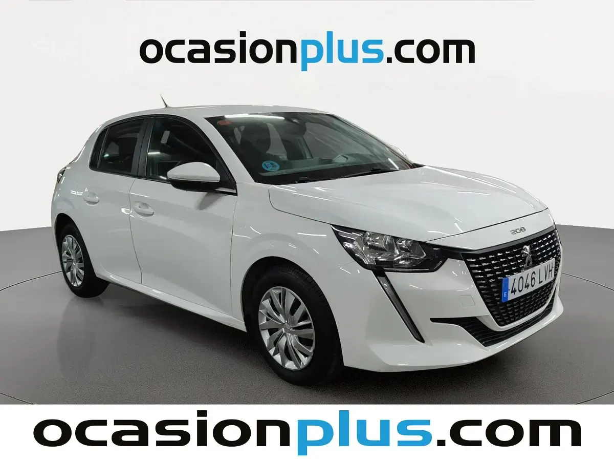 Usado Peugeot 208 Active 102 CV (75 kW) 2021 Blanco Utilitario