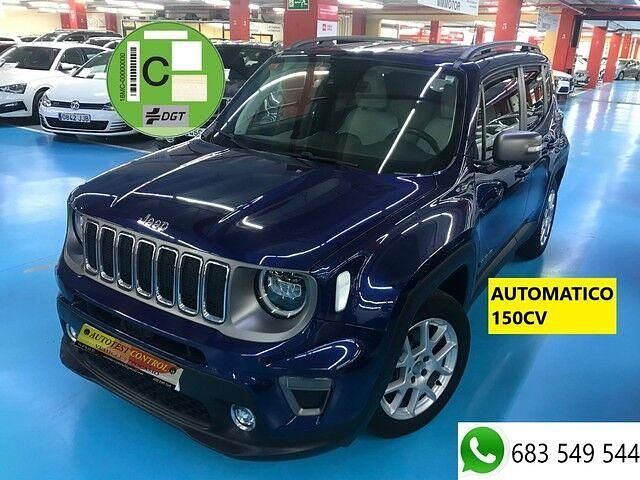 Azul Usado 2019 Jeep Renegade Limited SUV | 16.900 € (Un poco caro) - Imagen 1/4
