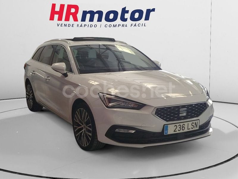 Blanco Usado 2021 Seat Leon XCELLENCE Familiar | 20.610 € (Precio justo) - Imagen 1/4