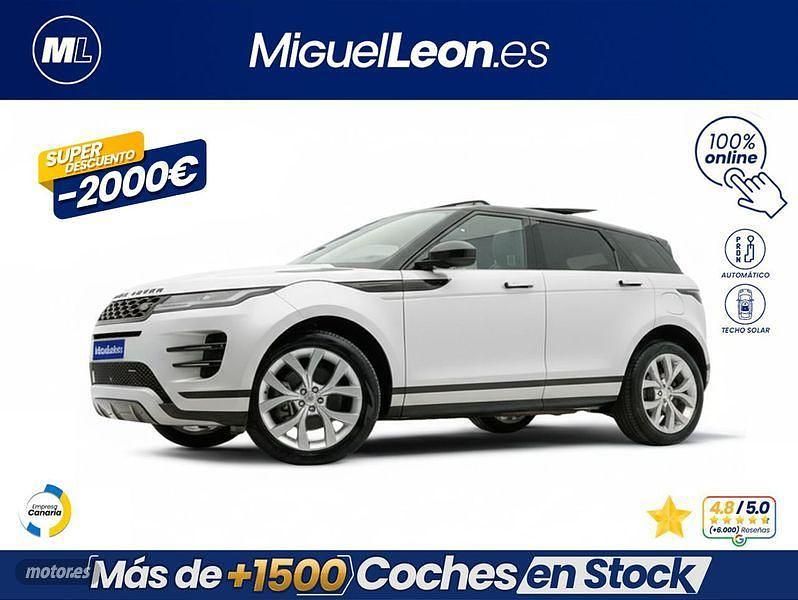 Blanco Usado 2022 Land Rover Range Rover evoque HSE SUV | 29.985 € (Precio justo) - Imagen 1/3