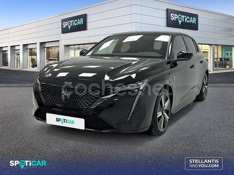 Negro Usado 2022 Peugeot 308 GT Berlina | 23.400 € (Buen precio) - Imagen 1/4