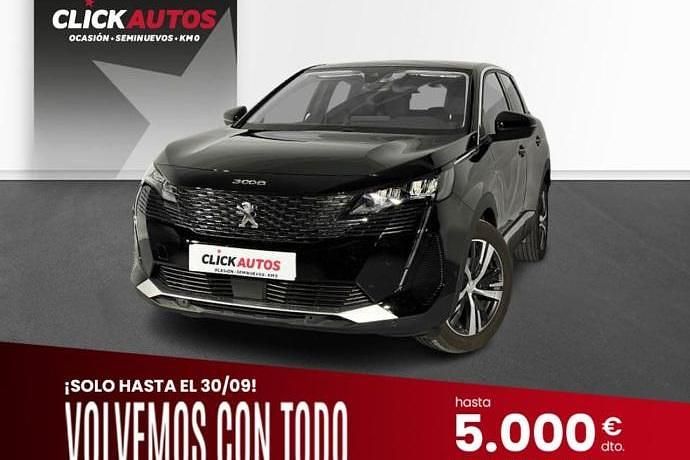 Negro Usado 2022 Peugeot 3008 Allure | 17.100 € (Super precio) - Imagen 1/4