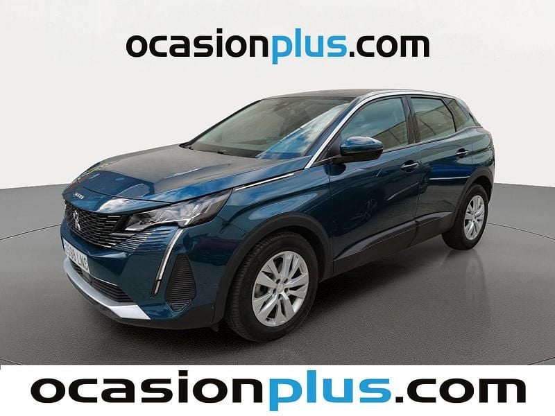 Azul Usado 2021 Peugeot 3008 Active SUV | 15.719 € (Buen precio) - Imagen 1/4