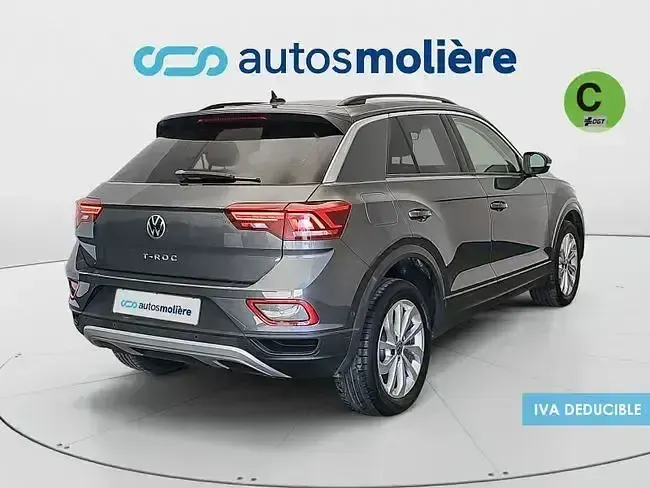Usado VW T-Roc Life 150 CV (110 kW) 2022 Gris SUV