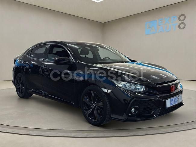 Usado Honda Civic S 129 CV (94 kW) 2018 Negro Berlina