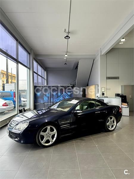 Usado Mercedes SL500 306 CV (225 kW) 2002 Azul Descapotable