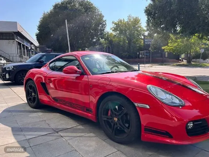 Usado Porsche Cayman S 319 CV (234 kW) 2010 Rojo Coupe