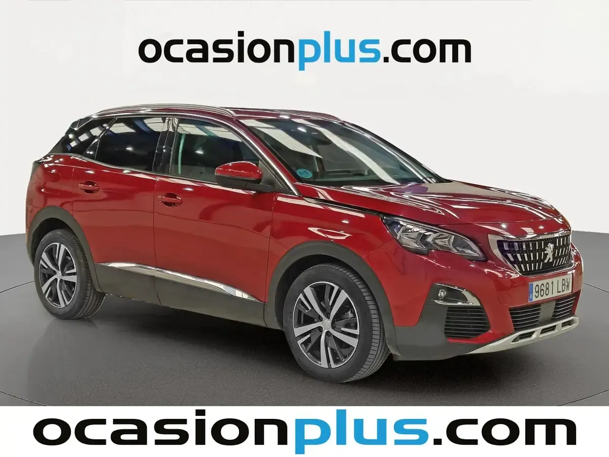 Usado Peugeot 3008 Allure 131 CV (96 kW) 2019 Rojo SUV